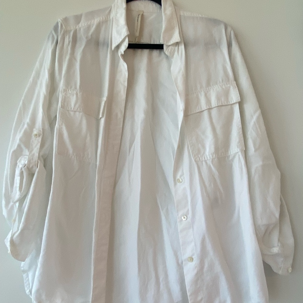 Babaton White Button Down Shirt - image 1